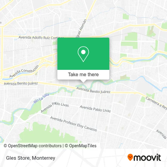 Gles Store map