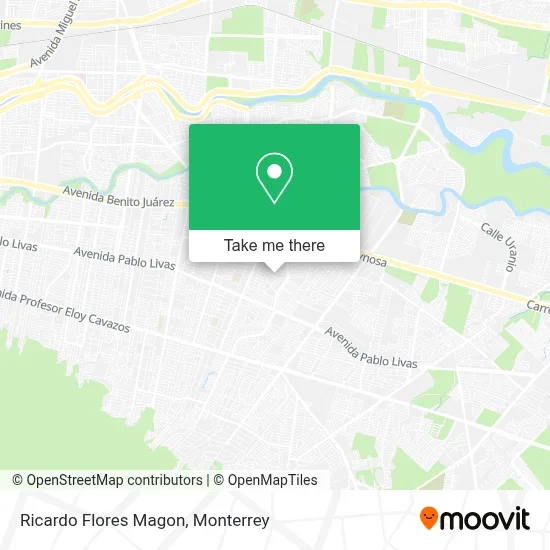 Ricardo Flores Magon map
