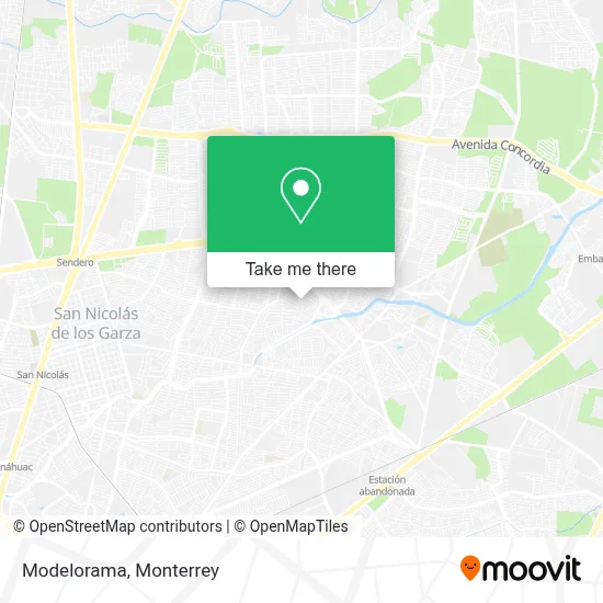 Modelorama map