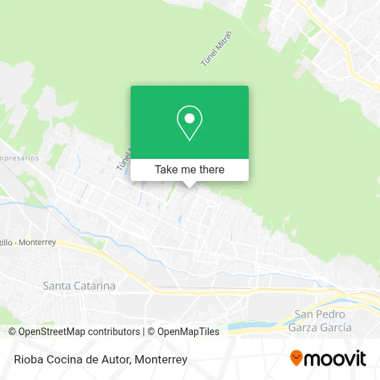 Rioba Cocina de Autor map