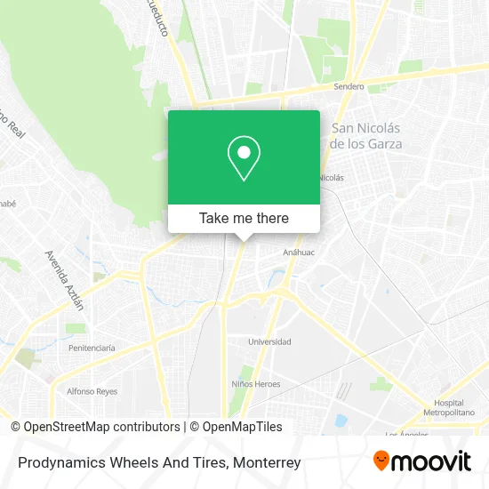 Prodynamics Wheels And Tires map
