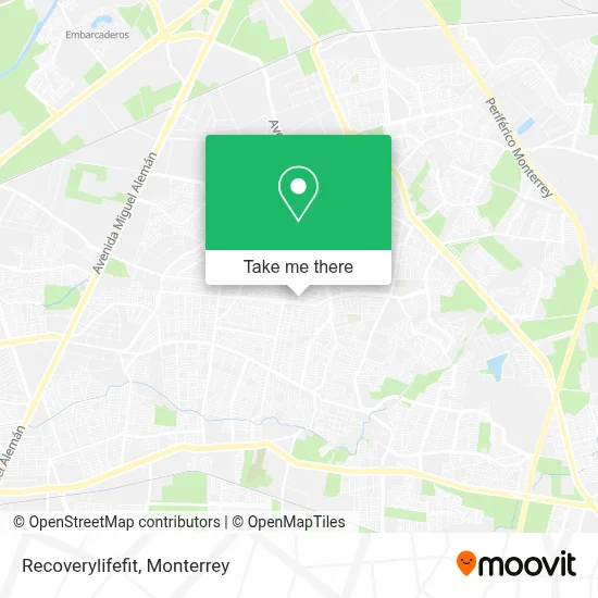 Recoverylifefit map