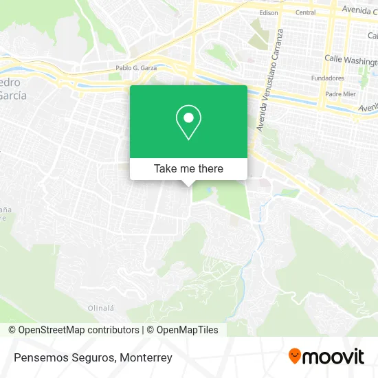 Pensemos Seguros map
