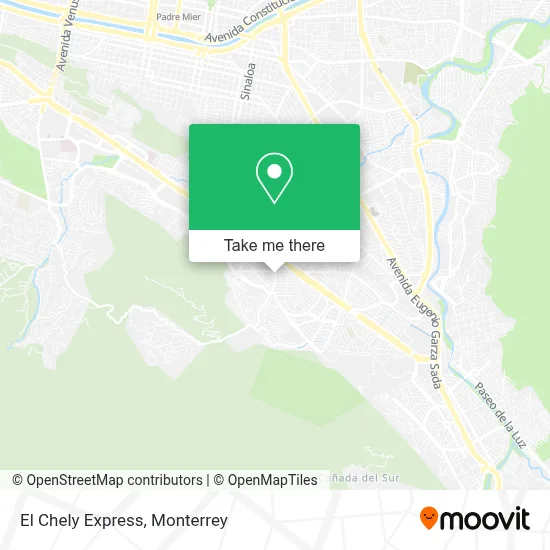 El Chely Express map