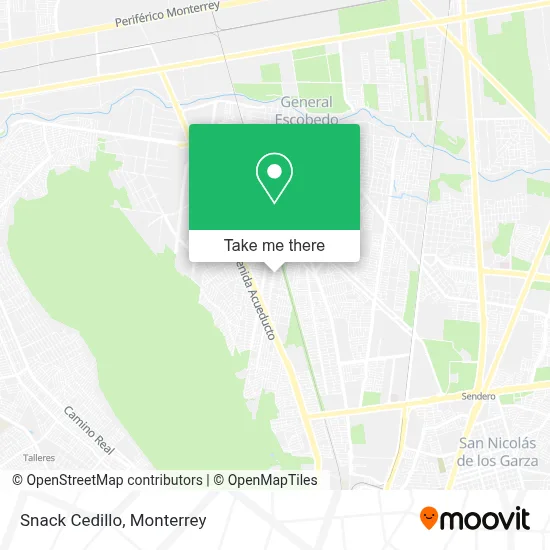 Snack Cedillo map