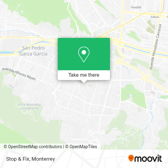 Stop & Fix map