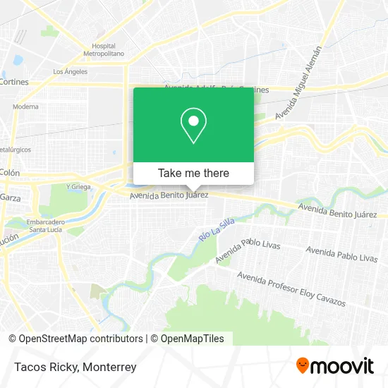 Tacos Ricky map