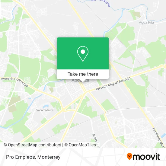Pro Empleos map