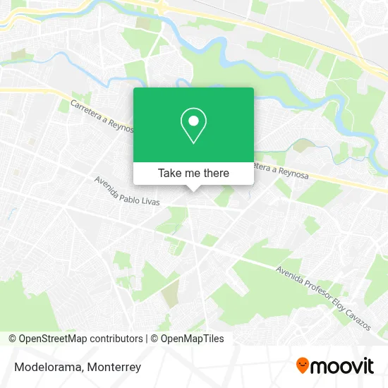 Modelorama map