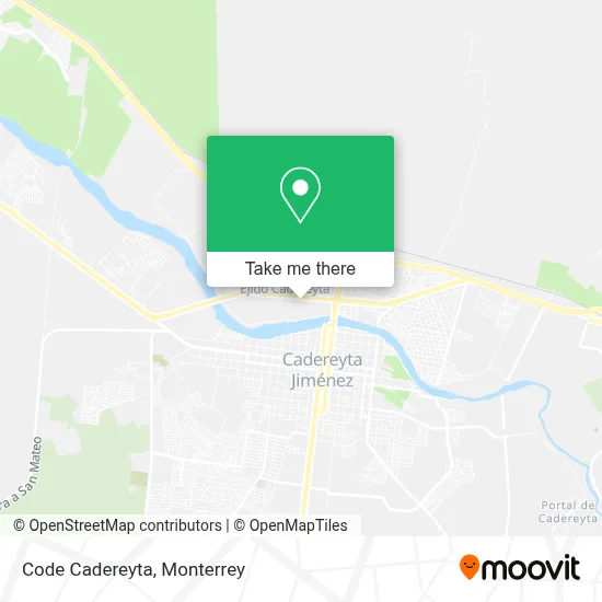 Code Cadereyta map