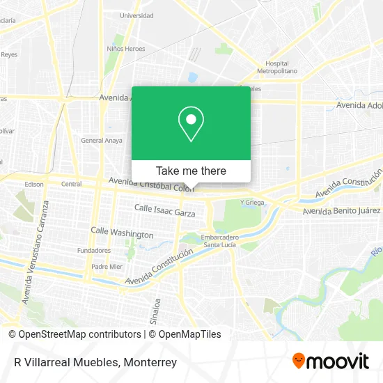 R Villarreal Muebles map