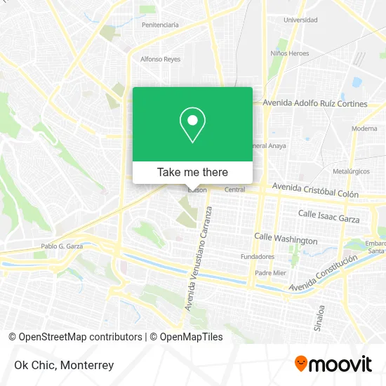 Ok Chic map