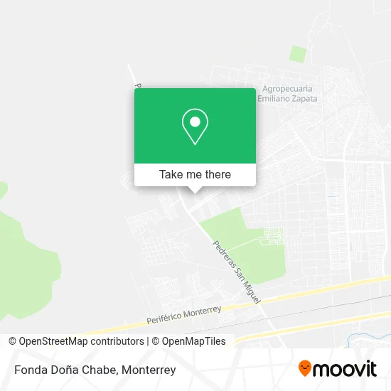 Fonda Doña Chabe map