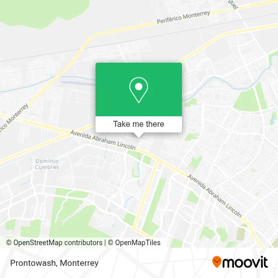 Prontowash map