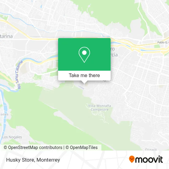Husky Store map