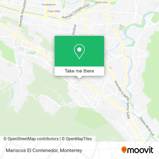 Mariscos El Contenedor map