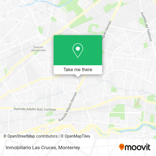 Inmobiliario Las Cruces map