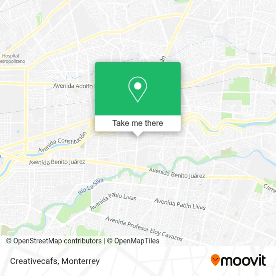 Creativecafs map