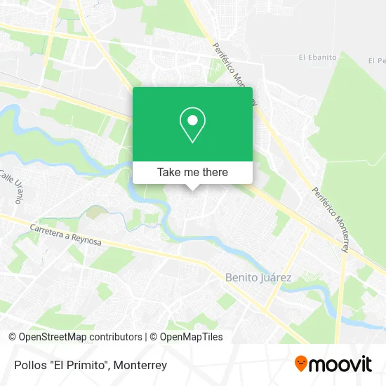 Pollos "El Primito" map