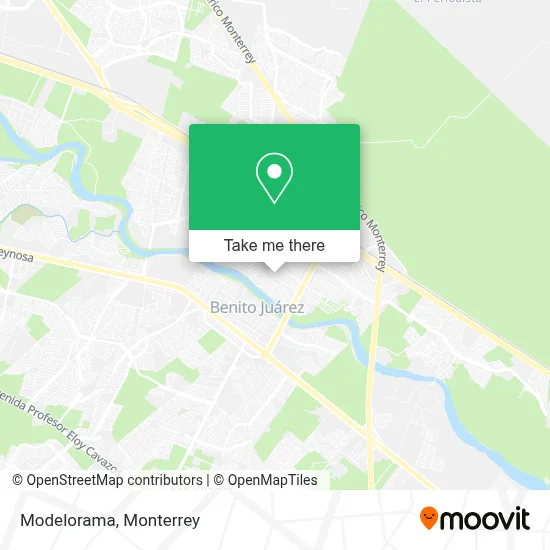 Modelorama map