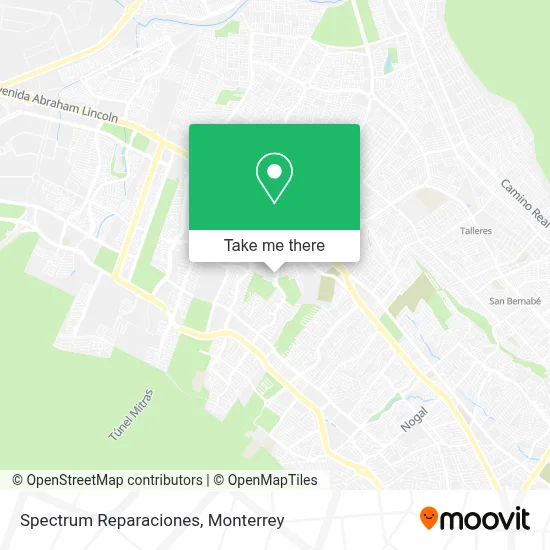Spectrum Reparaciones map