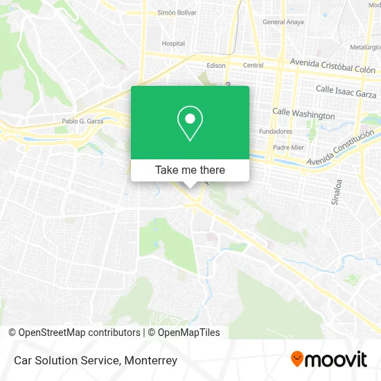 Car Solution Service map