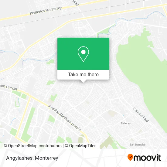 Angylashes map