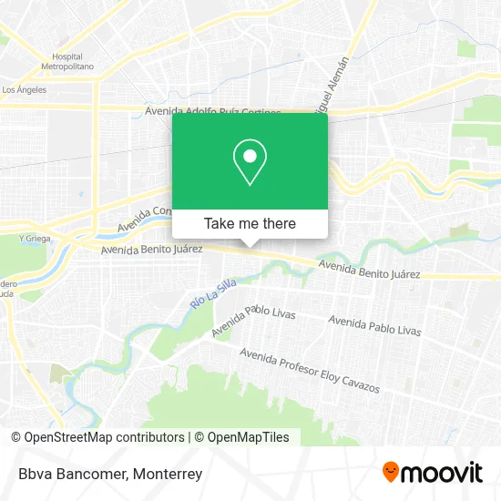 Bbva Bancomer map