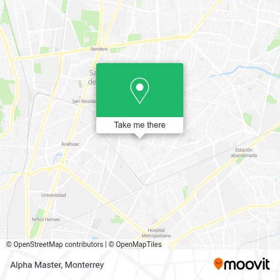 Alpha Master map
