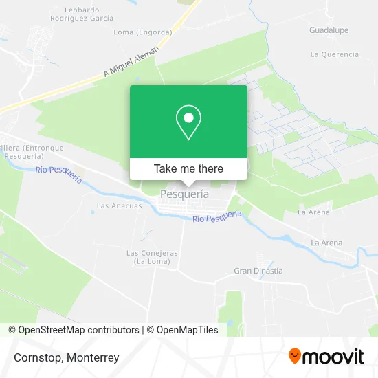 Cornstop map