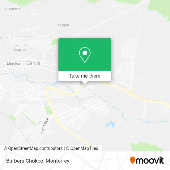 Barbers Chokco map