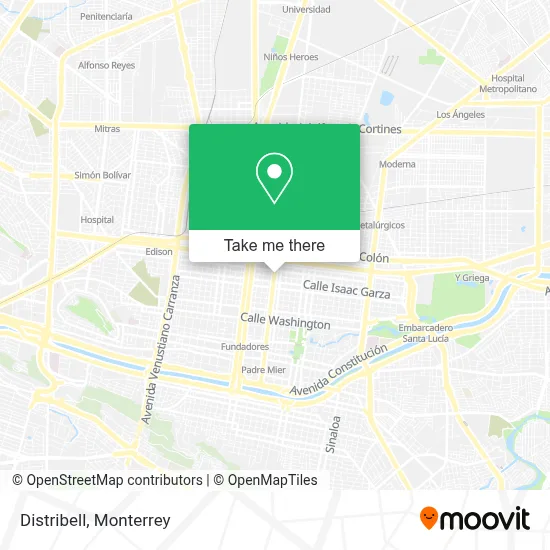 Distribell map