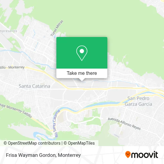 Frisa Wayman Gordon map