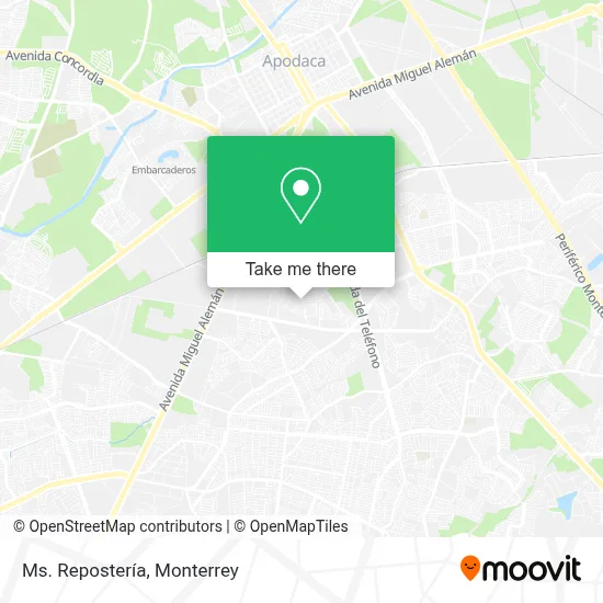 Ms. Repostería map