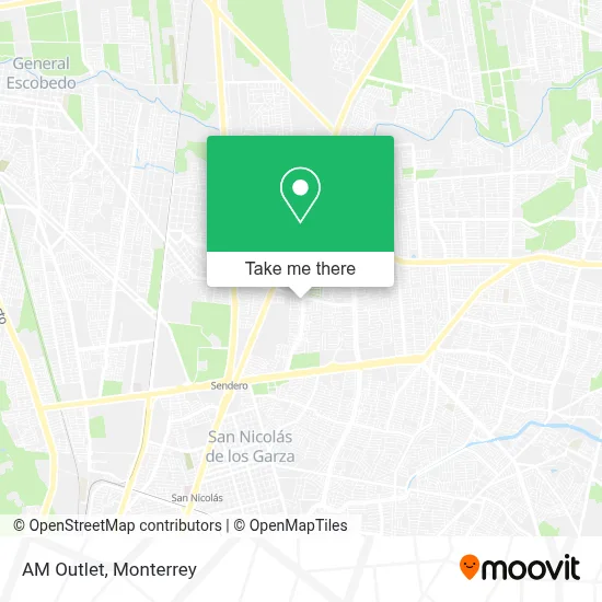 AM Outlet map