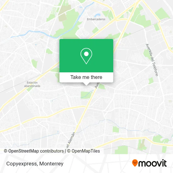 Copyexpress map