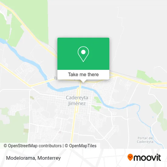 Modelorama map