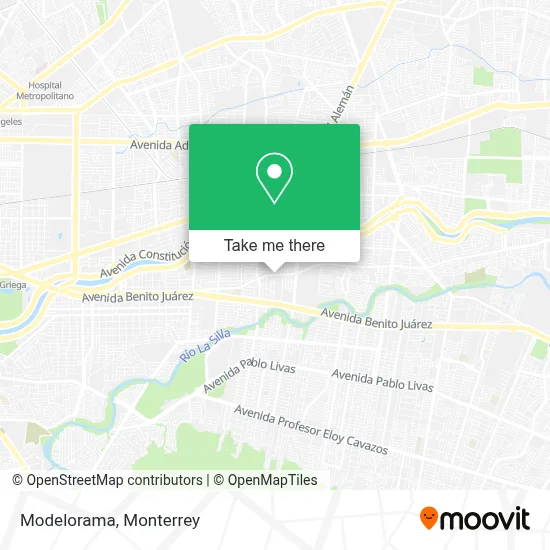 Modelorama map