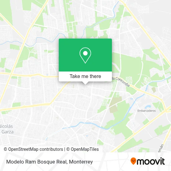 Modelo Ram Bosque Real map