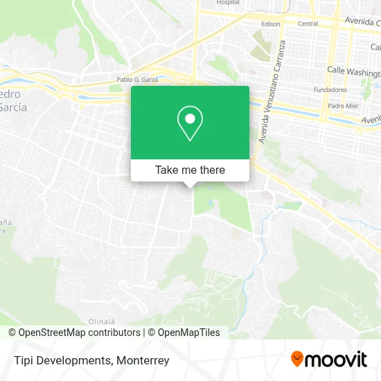Tipi Developments map