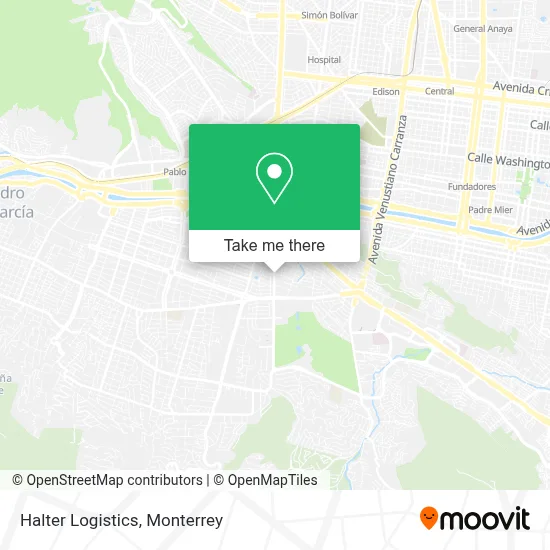Halter Logistics map