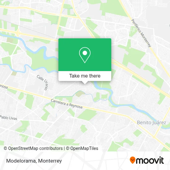 Modelorama map