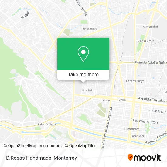 D.Rosas Handmade map
