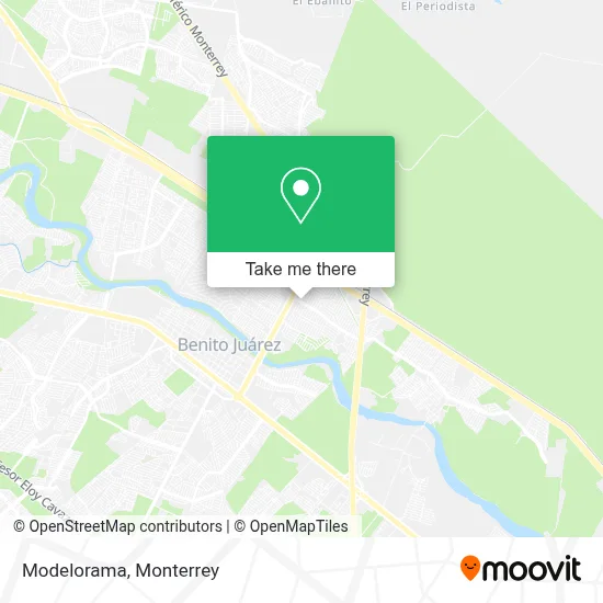 Modelorama map