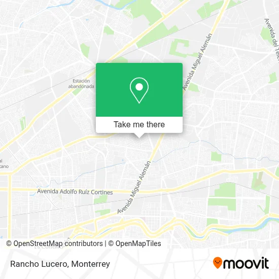 Rancho Lucero map