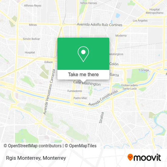 Rgis Monterrey map