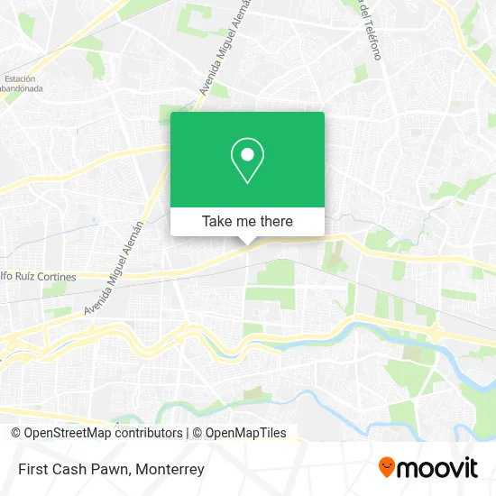 First Cash Pawn map