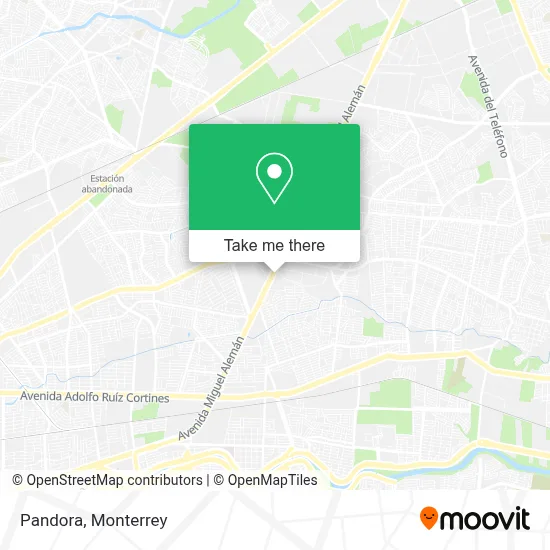 Pandora map
