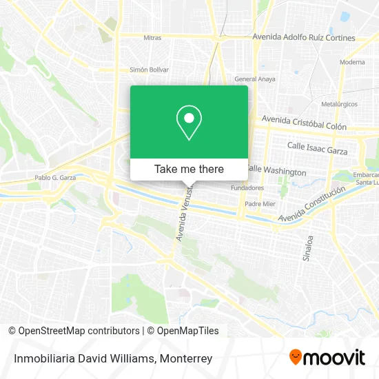 Inmobiliaria David Williams map