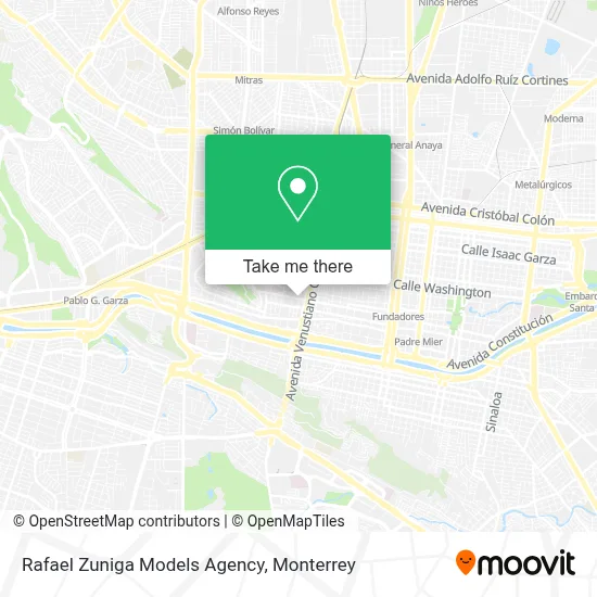 Rafael Zuniga Models Agency map